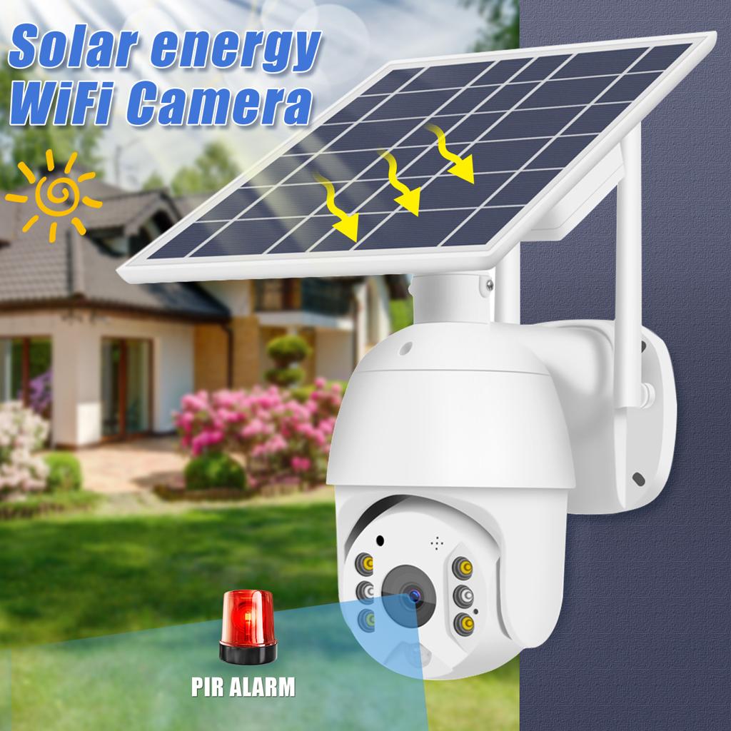 Camara Vigilancia Robotica Solar Version Wi-Fi Hd 1080p Ptz - MVC