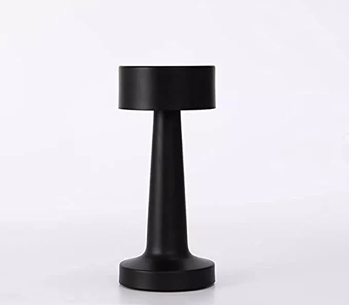 Lámpara de mesa LED Maxi funciona pilas, negro